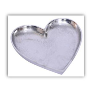 Aluminum Decorative Heart Tray