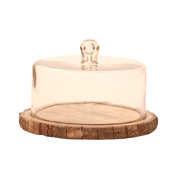 Wooden/ Glass Cake dome