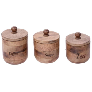 Wooden Canisters