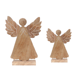 Wooden deco Christmas Angels