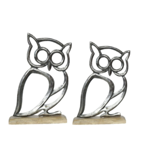 Aluminum Owl Decorative