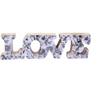 Wooden Decorative Word Love