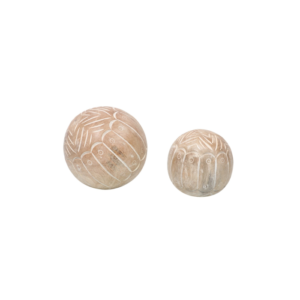 Wooden Decorative Carved Ball