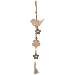 Decorative Hanging Bird & Flower