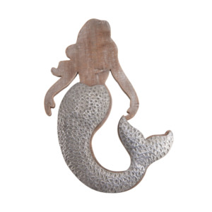 Wooden & Metal Mermaid