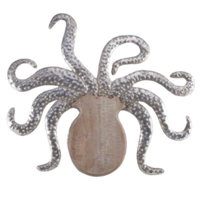 Wooden & Metal Octopus