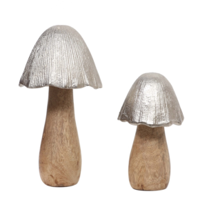 Harvest Decoratives Aluminum Mushroom