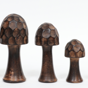 Harvest Decoratives carved Mushroom