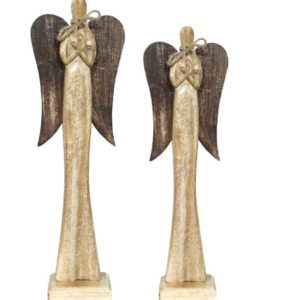 Wooden deco Christmas Angels