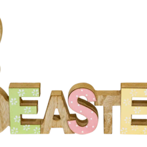 Easter Wooden Decorative Bunny